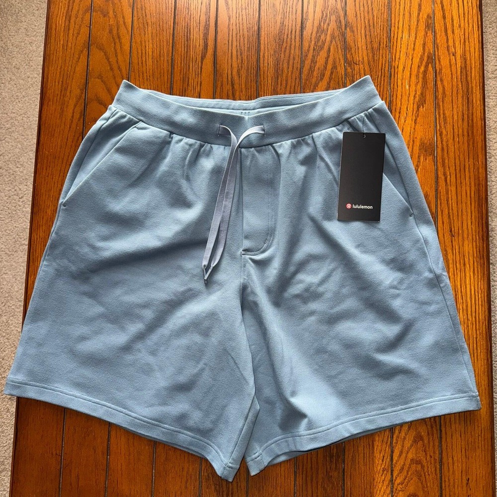 Lululemon Men’s Heavy Soft Jersey Short 8.5” Steel Blue Size Large NWT