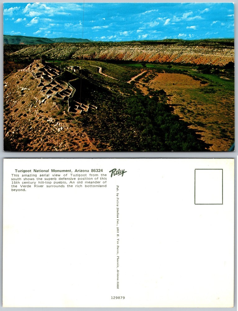 Tuzigoot National Monument Arizona Postcard