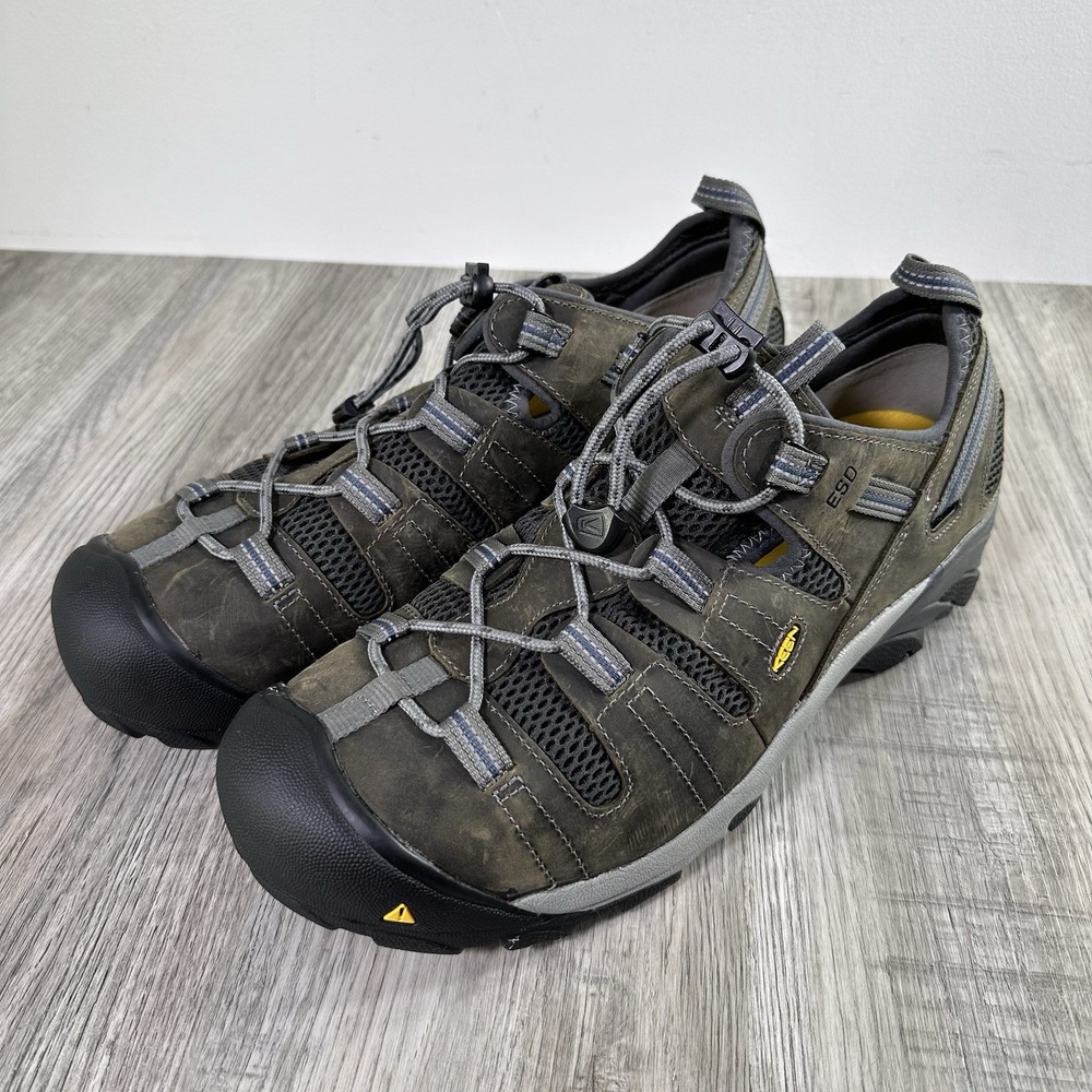 Men’s KEEN Utility Atlanta Cool II Steel Toe ESD Work Shoe 15D New Without Box