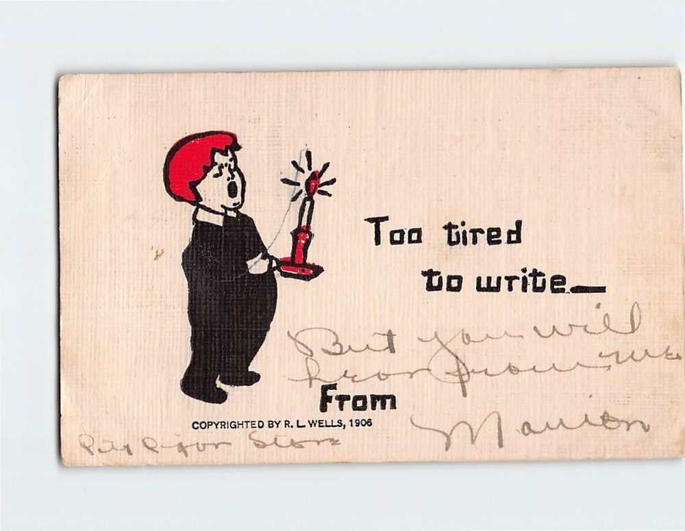 Postcard Greeting Card with Art Print