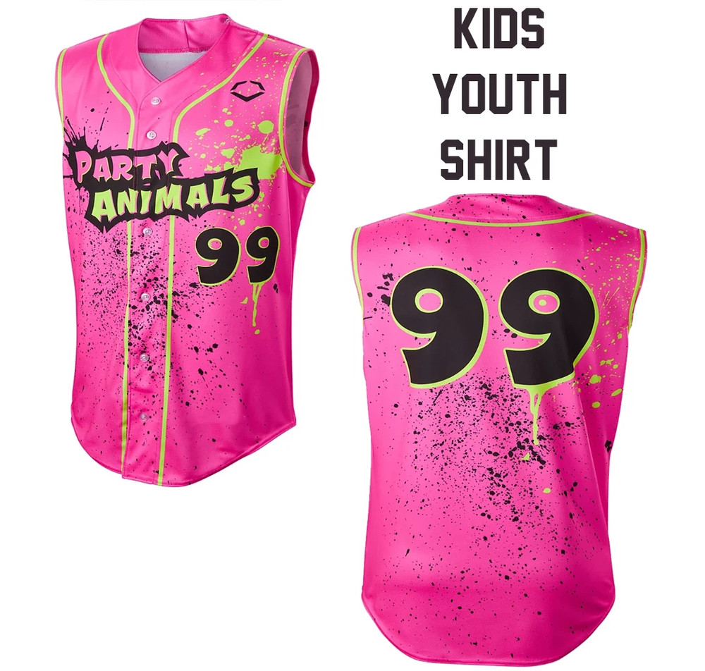 #99 Party Animals Sleeveless Jersey All sizes FOR KIDS YOUTH QT1852
