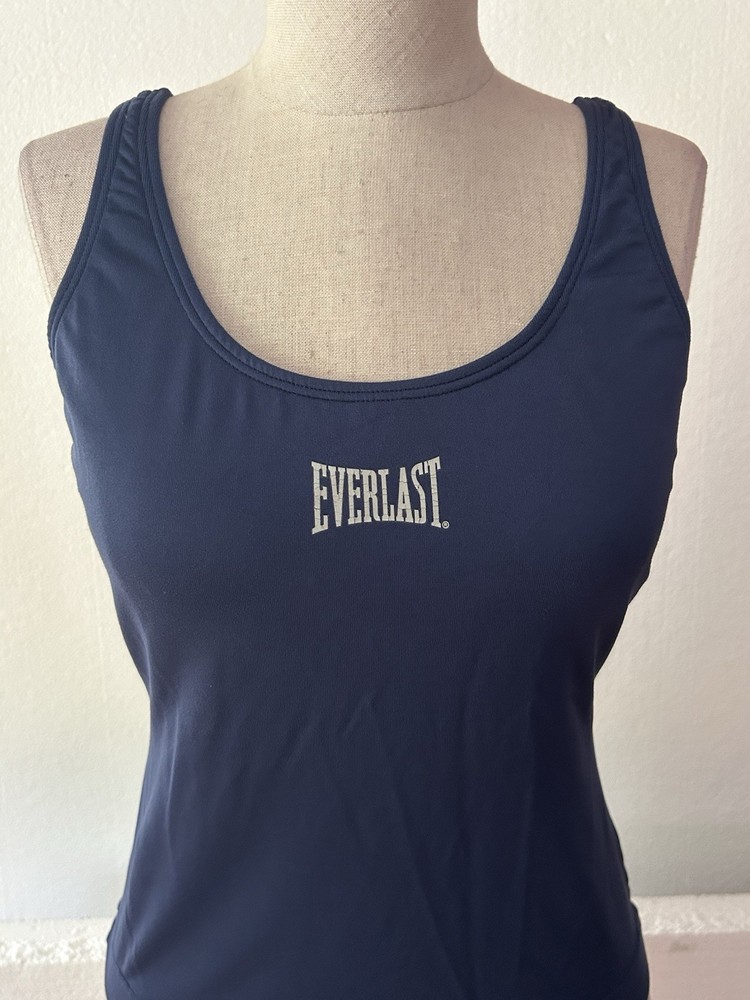 Everlast Sports Bra Women’s Size Large Blue Athletic Bra Tank Bra Yoga Top