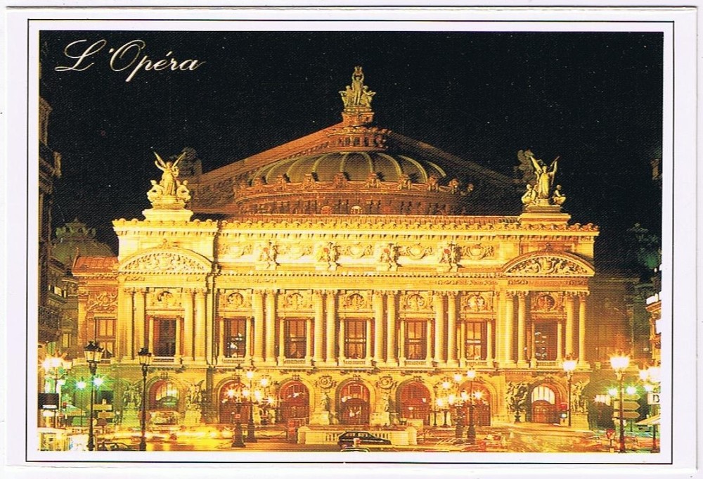Postcard L'Opera Paris France