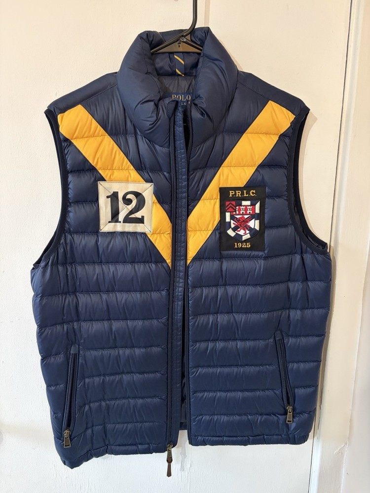 Polo Ralph Lauren PRLC Packable Vest Men's Medium Navy Blue