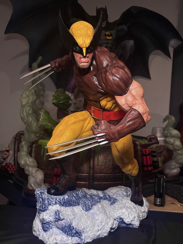 Custom Last Level Brown Wolverine 1/4 Scale Statue