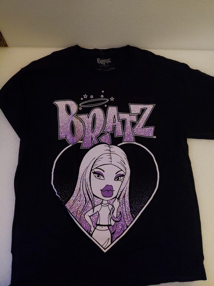 Bratz Purple Piwer Graphic T Shirt Womens Size Large