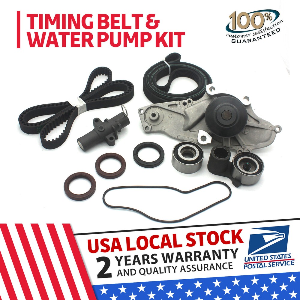 Timing Belt Kit w/Water Pump 19200-RDV-J01 For Honda Acura Saturn 3.5L 3.7L