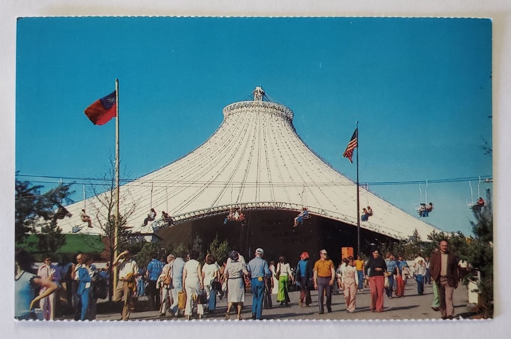 Postcard Expo 1974 Spokane Worlds Fair U.S. Pavilion Washington State