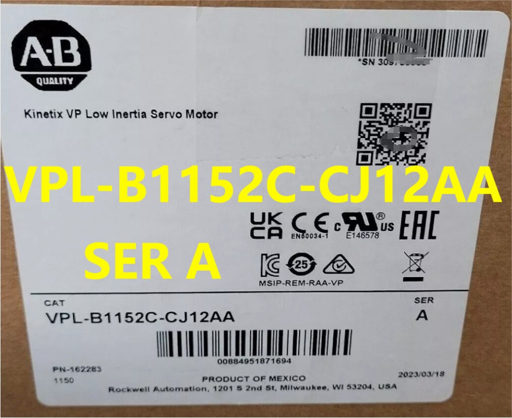 1PC VPL-B1152C-CJ12AA NEW  AB VP Low Inertia Servo Motor FREE SHIP