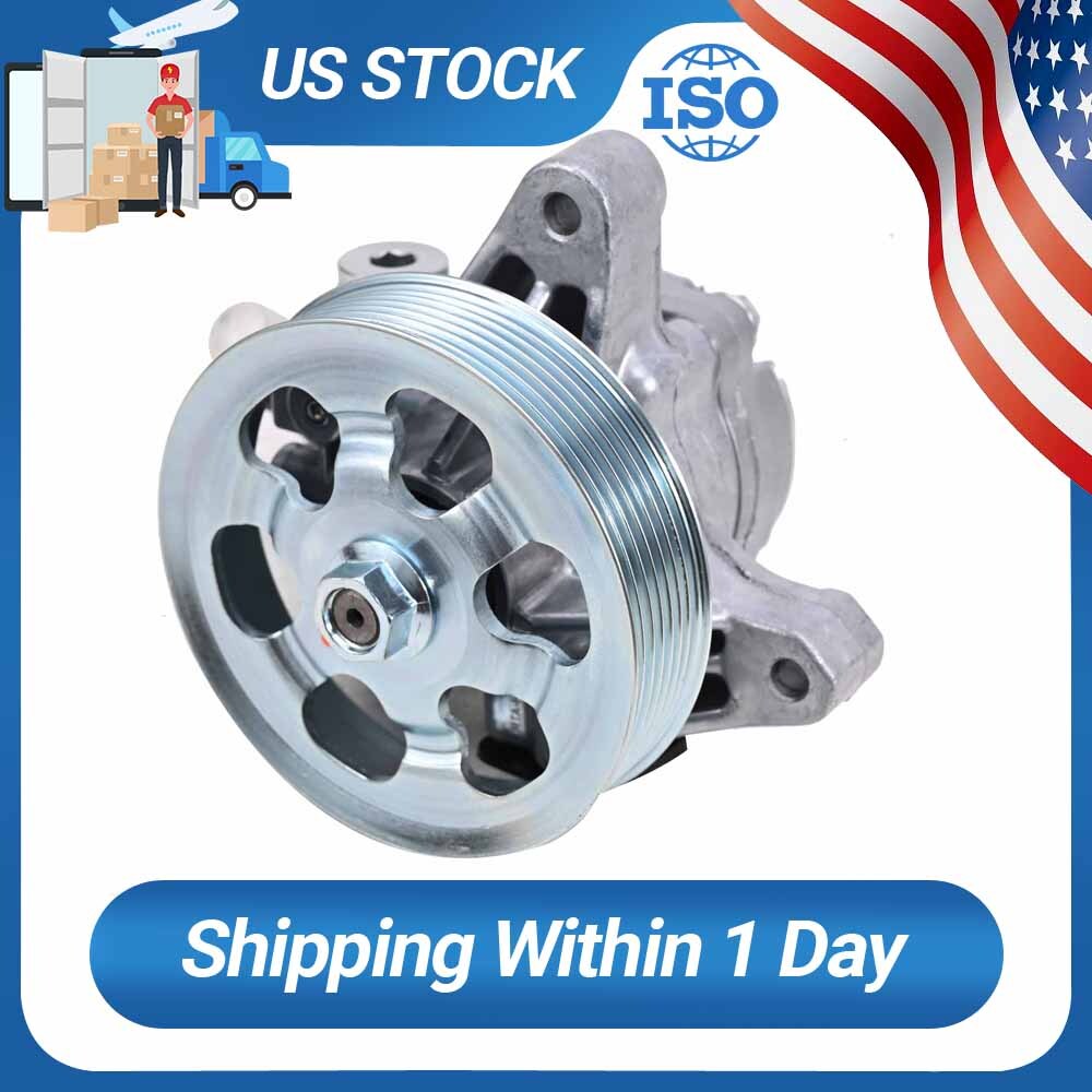 Power Steering Pump W/ Pulley Fits Acura RSX TSX Honda Accord CR-V Element 2.4L