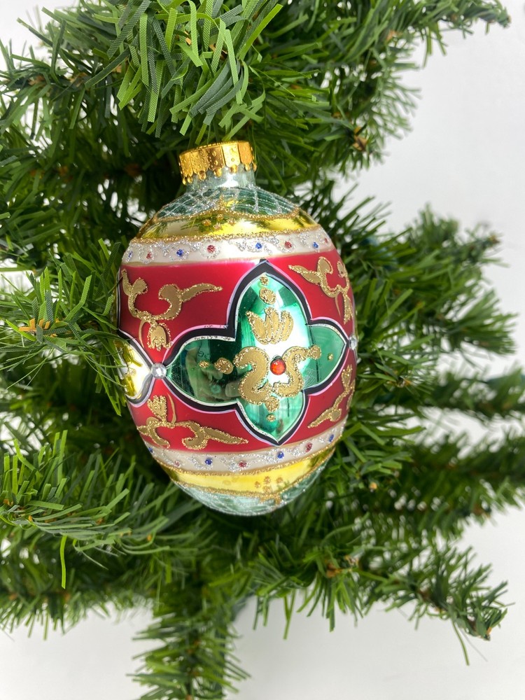 Dept 56 Glass Egg Ornament 4