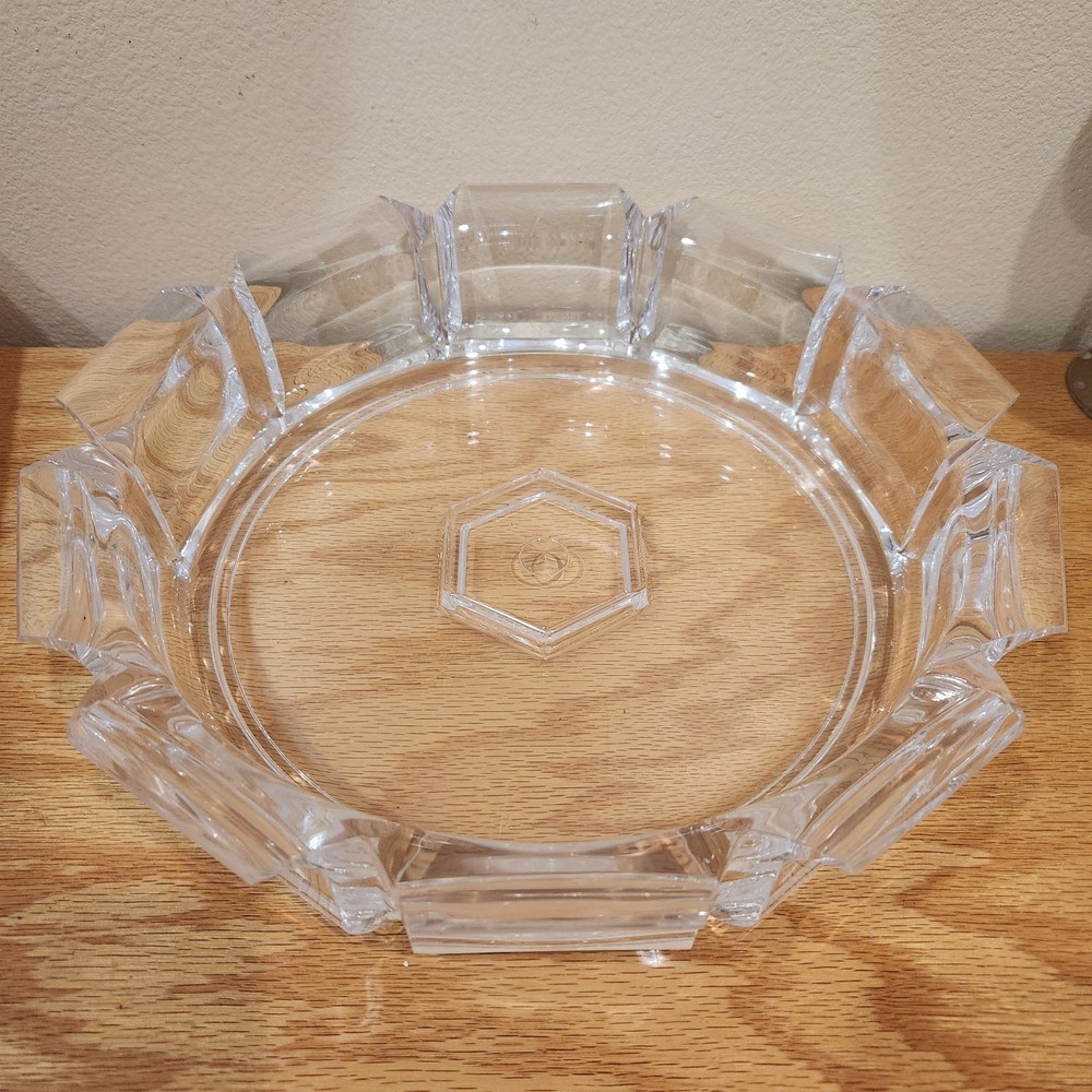 William Bounds Regal Lucite 13.5-inch Large Chip and Dip Bowl Server