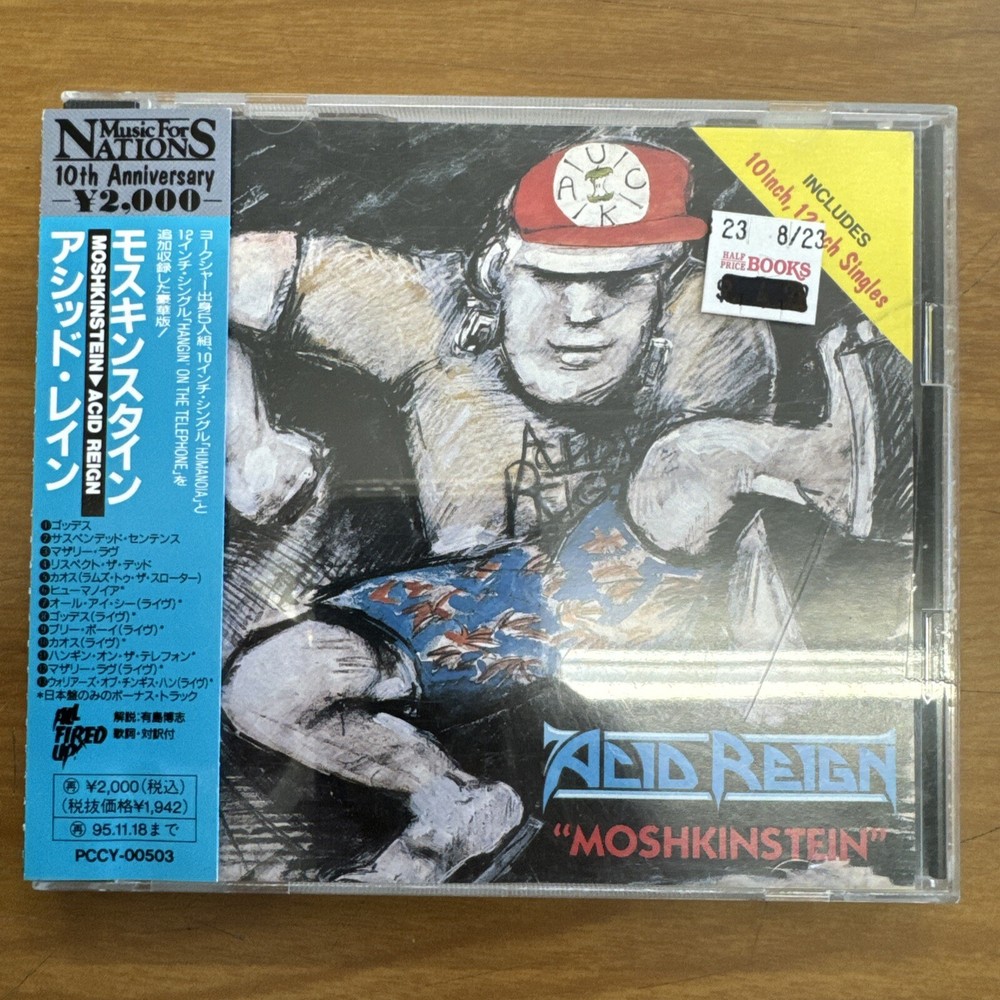 Acid Reign - Moshkinstein CD ~ 1993 Music For Nations ~ Japan Import OOP THRASH-image