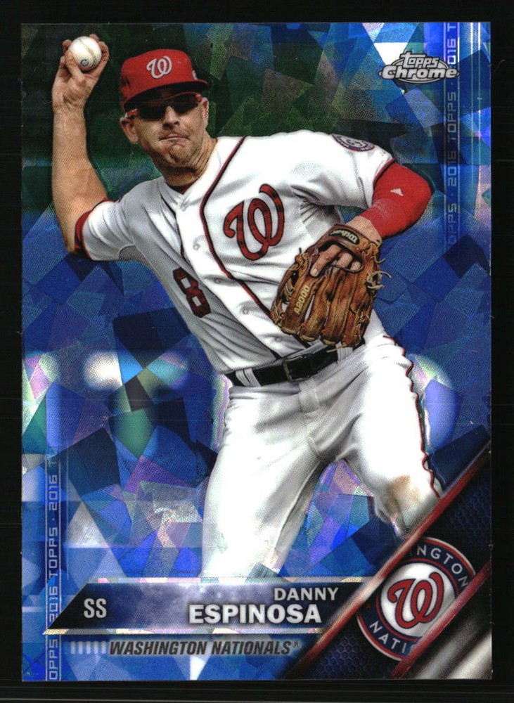 Danny Espinosa 2016 Topps Chrome Sapphire #390 Baseball Card
