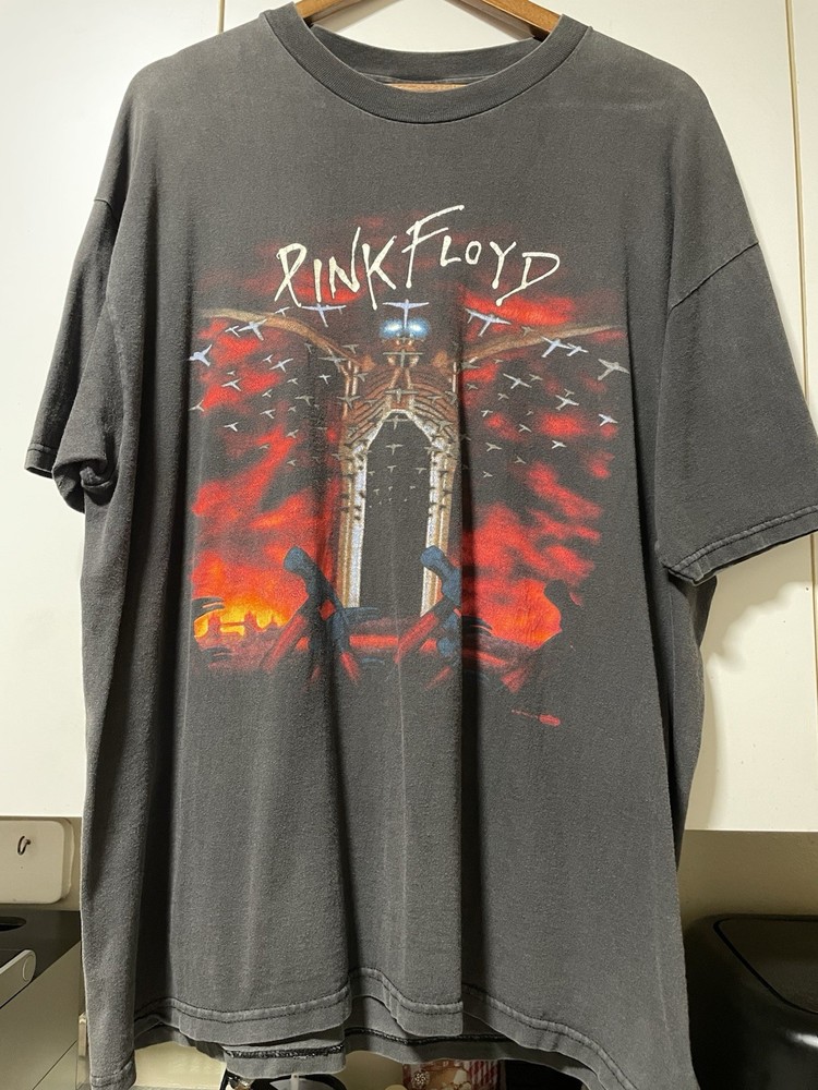 Vintage 90s Pink Floyd The Wall Shirt SZ XL/Smoked/Faded