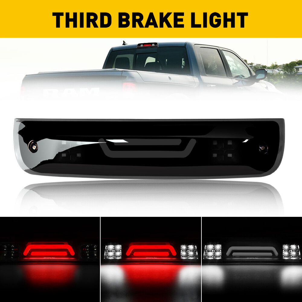 Black LED 3rd Brake Light for 2009-2018 Dodge Ram 1500 2500 3500