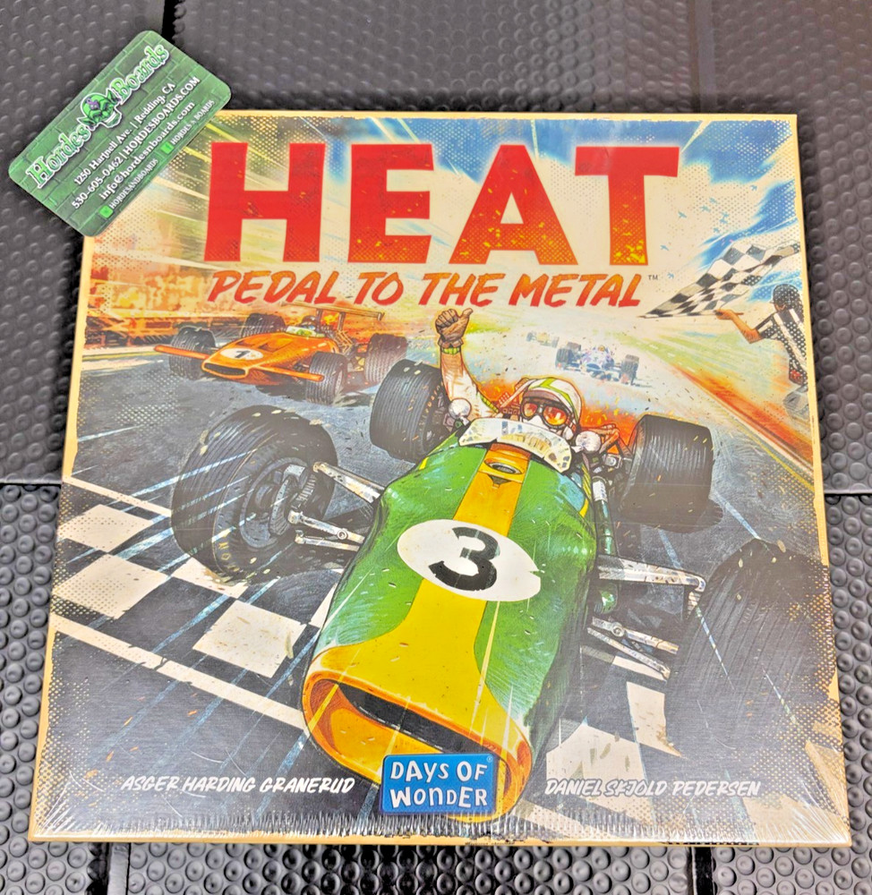 Days of Wonder HEAT Pedal to the Metal Intense Car Racing & Strategy Board Game