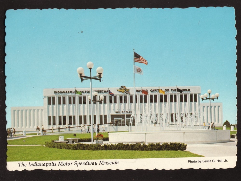 Indianapolis Motor Speedway Museum Indianapolis Indiana Chrome Postcard