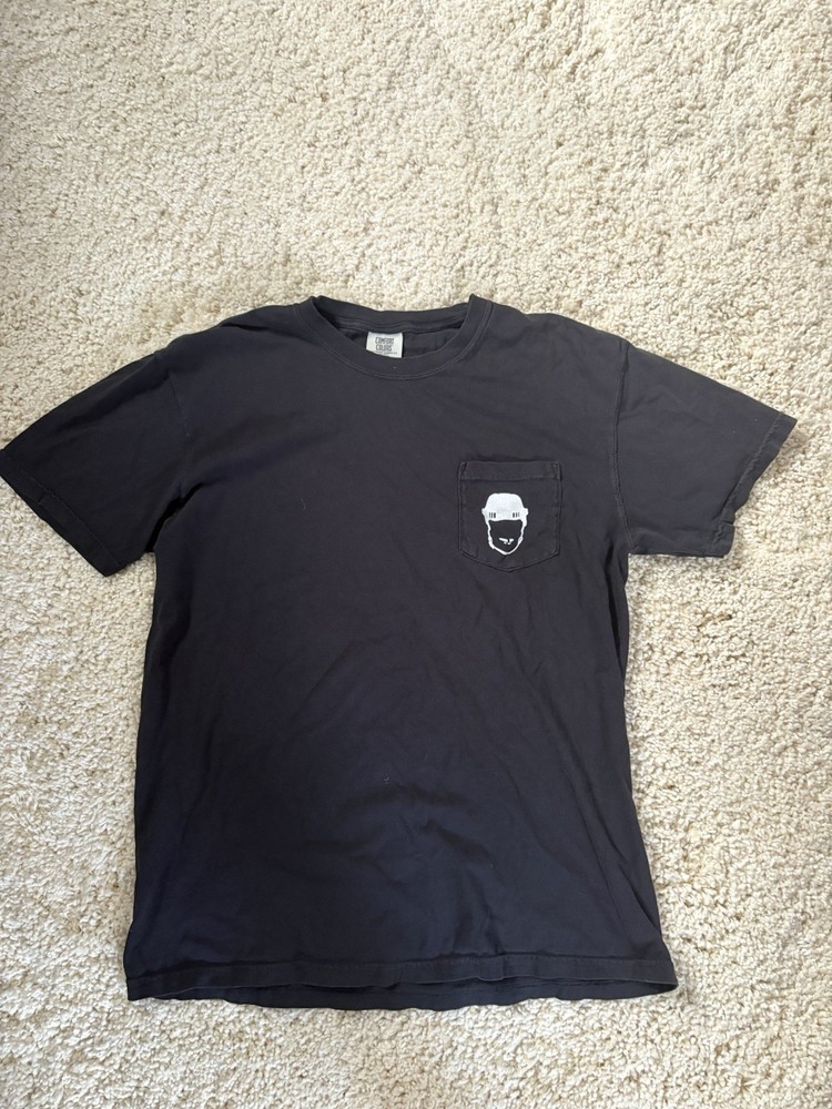 Barstool Sports ZONK Nation Spittin Chiclets Black Pocket T-Shirt Men’s Large
