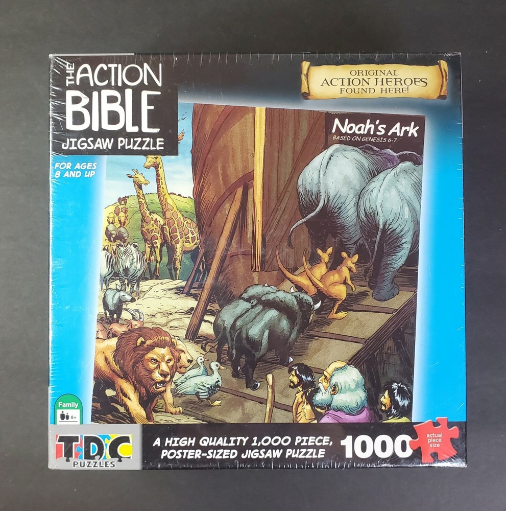 Jigsaw puzzle Biblical Noah's Ark 1000 piece NEW Made in the USA