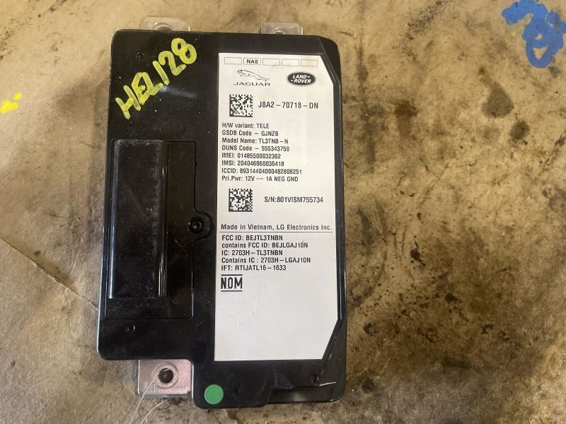 2018-2019 F-PACE Telematics Communication Control Module ID# J8A270718DN