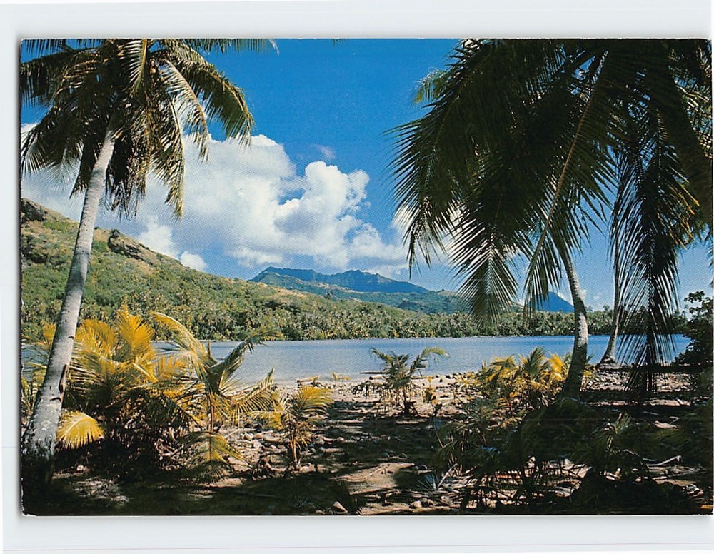 Postcard Landscape of Huahine French Polynesia