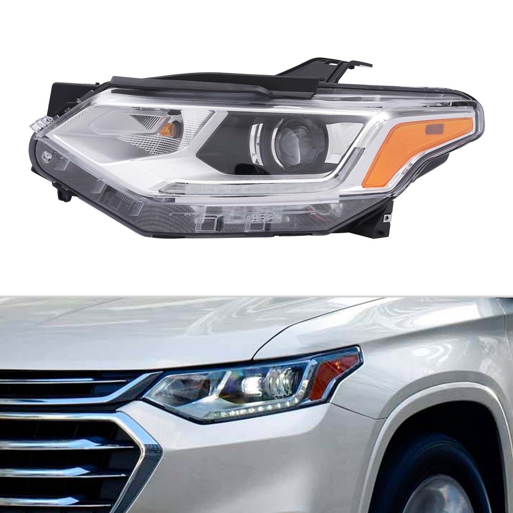 For 2018 2019 2020 Chevy Traverse HID/Xenon LED DRL Headlight Headlamp Left Side