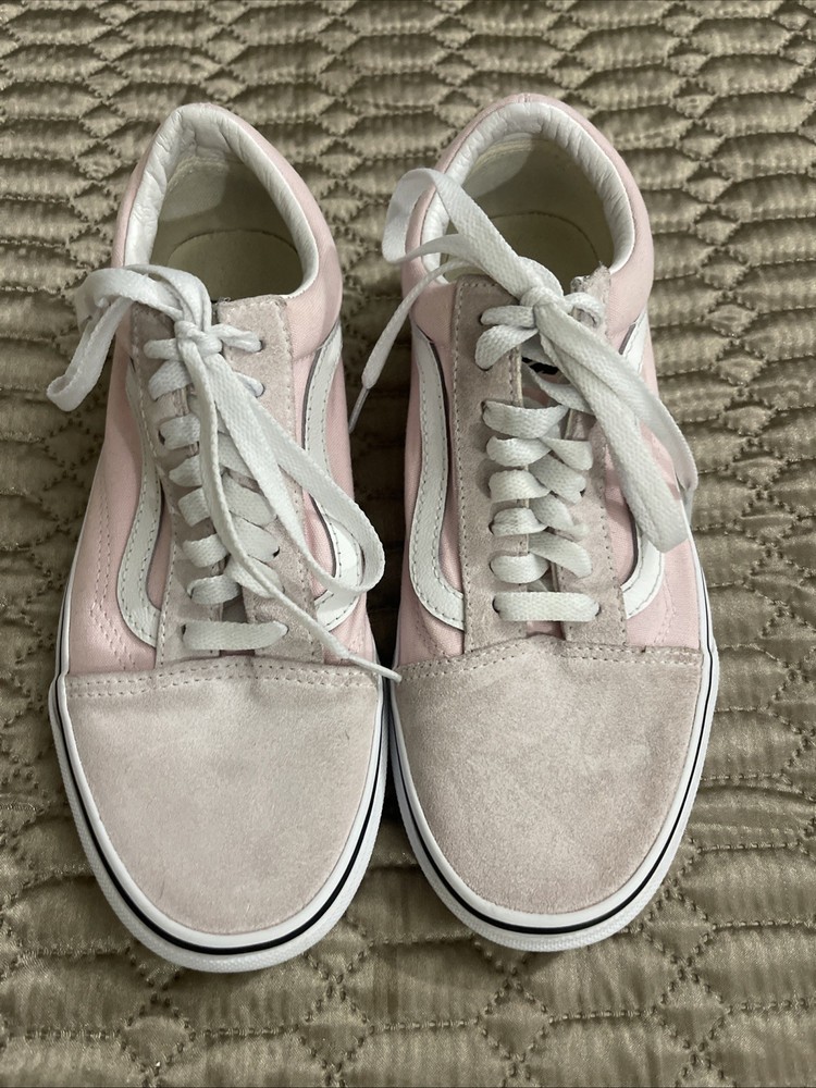 VANS Off the Wall Athletic Shoes Pink Size W8/m6.5. Excellent Condition