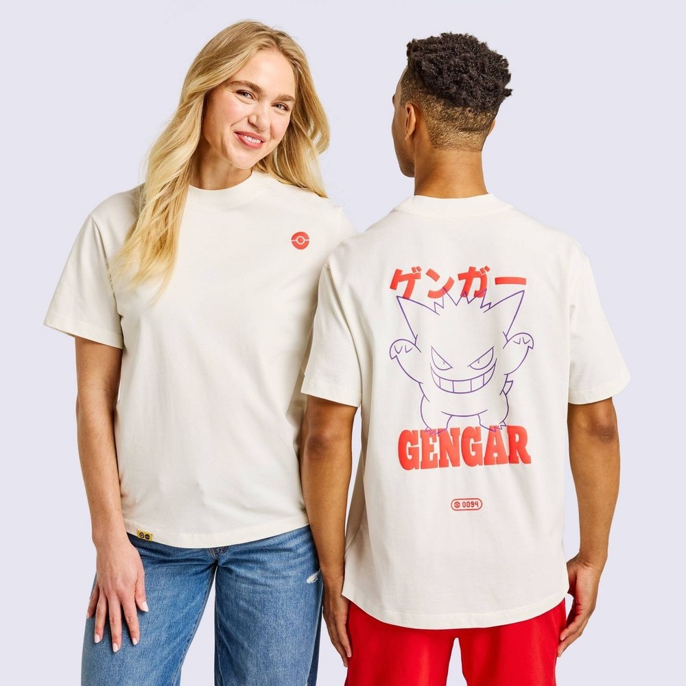 Adult Gengar Graphic Print Short Sleeve Crewneck T-Shirt - Pokémon X Target