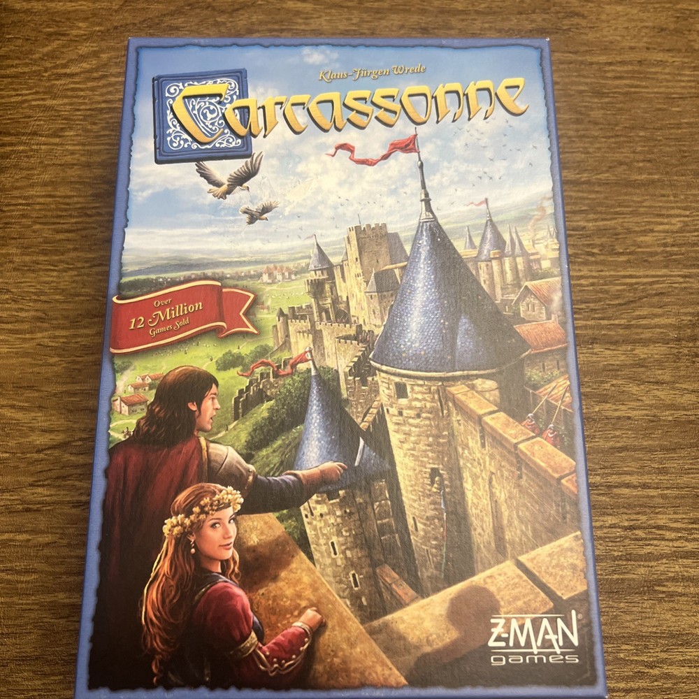 2019 Z-Man Games Carcassonne Board Game with Expansions Missing 1 piece
