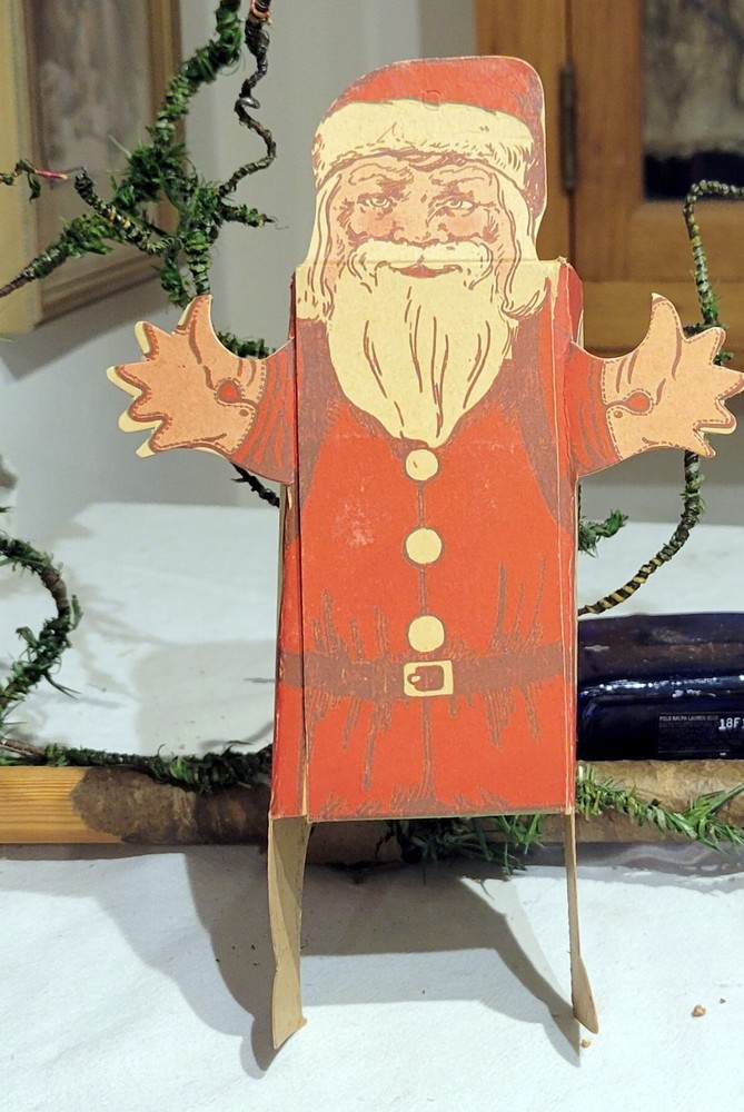 Christmas Candy Box. Santa with Open Arms. American Novelty Candy Co. Brooklyn