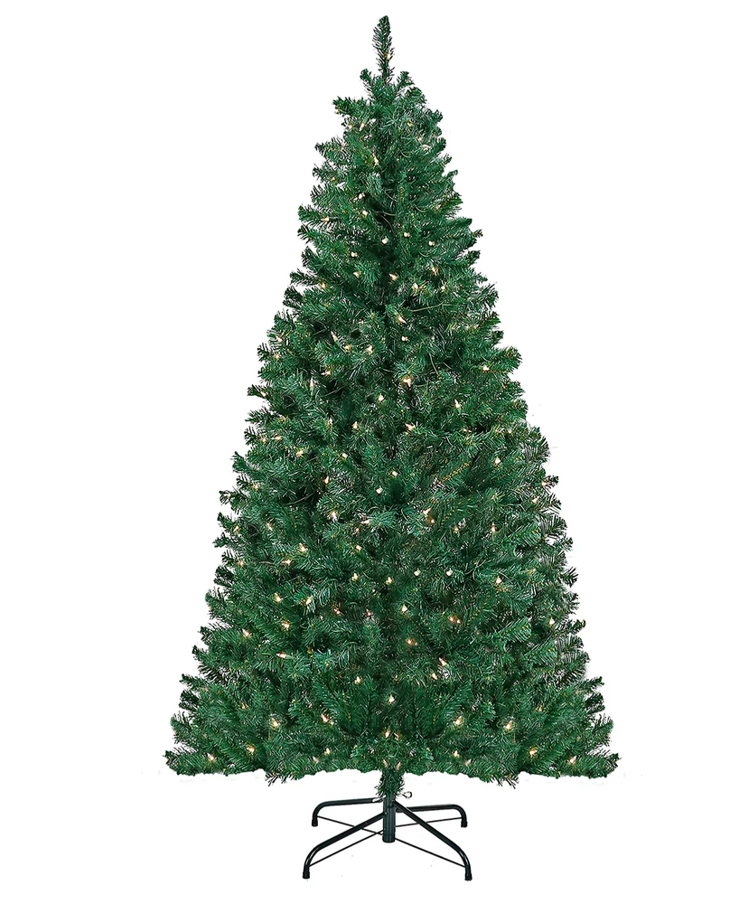 6 ft Pre-Lit Acacia Christmas Tree with 300 Clear Lights by National Tree Company-image