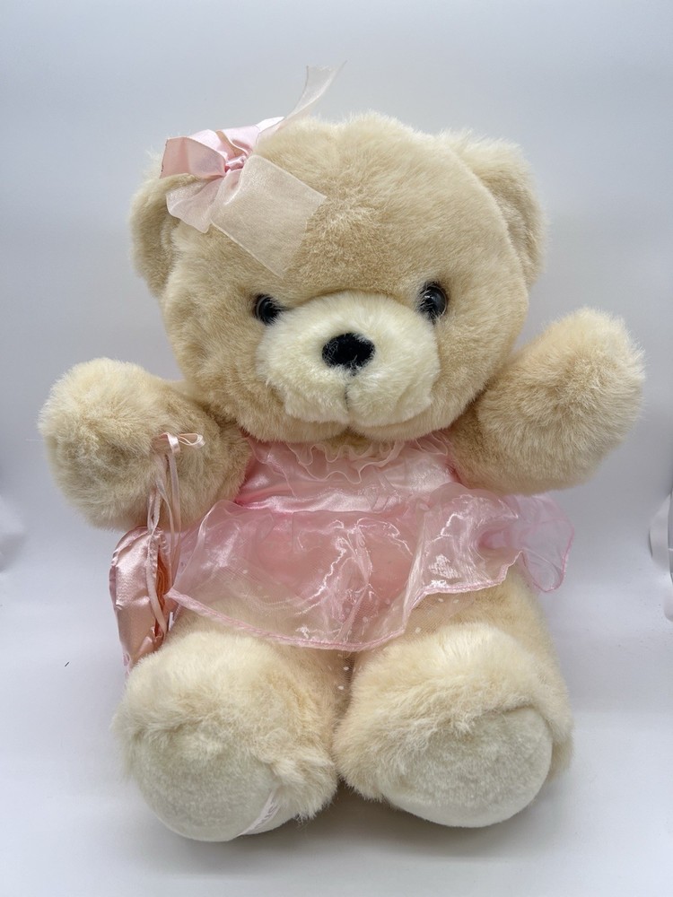 Vtg Dan Dee Teddy Precious Ballerina Bear Plush Stuffed Animal Toy 18”