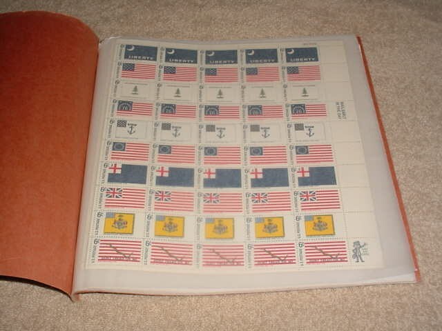 U.S. FULL SHEETS OF STAMPS , 20 MNH SHEETS  1970`s - 1980 IN ALBUM