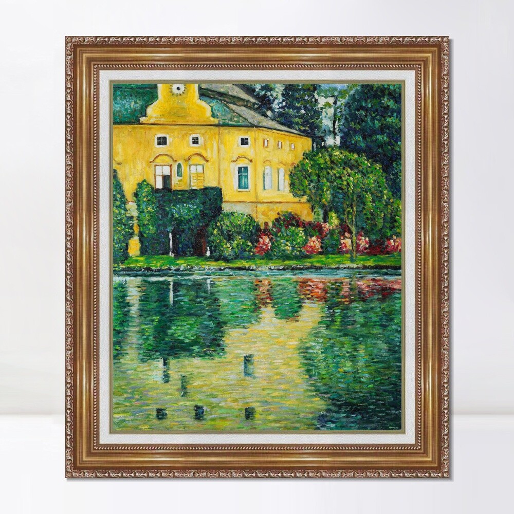 Framed Canvas Giclee Print Series#035 by Gustav Klimt Wall Art Home Decorations