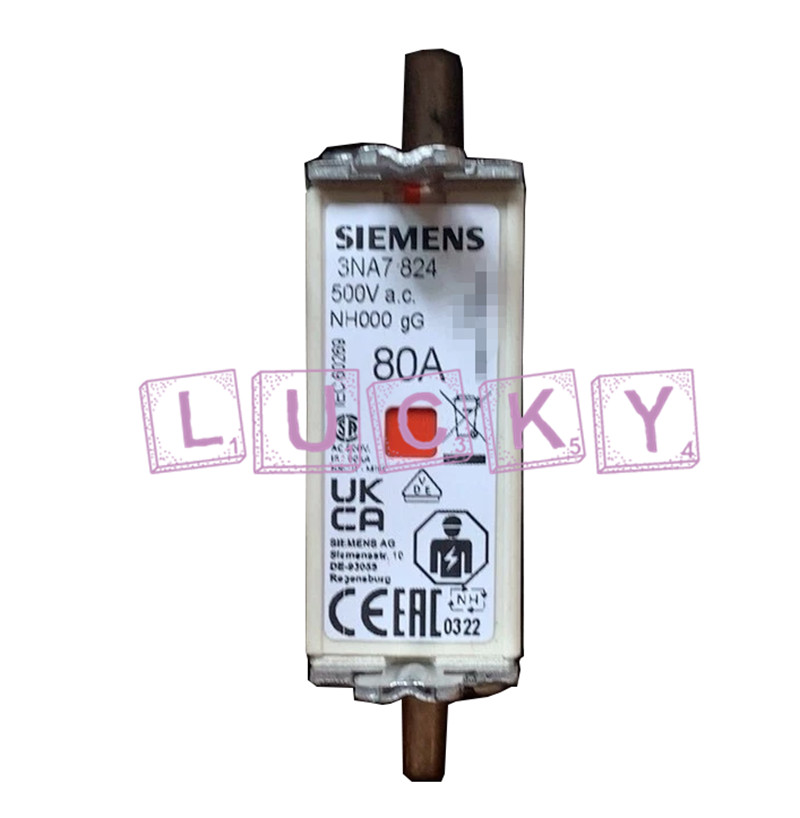 Qty:1 New For SIEMENS 3NA7824 80A 500V Fuse replacement
