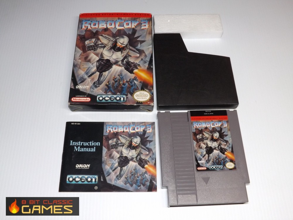 Robocop 3   COMPLETE BOX  - NINTENDO NES - 622a