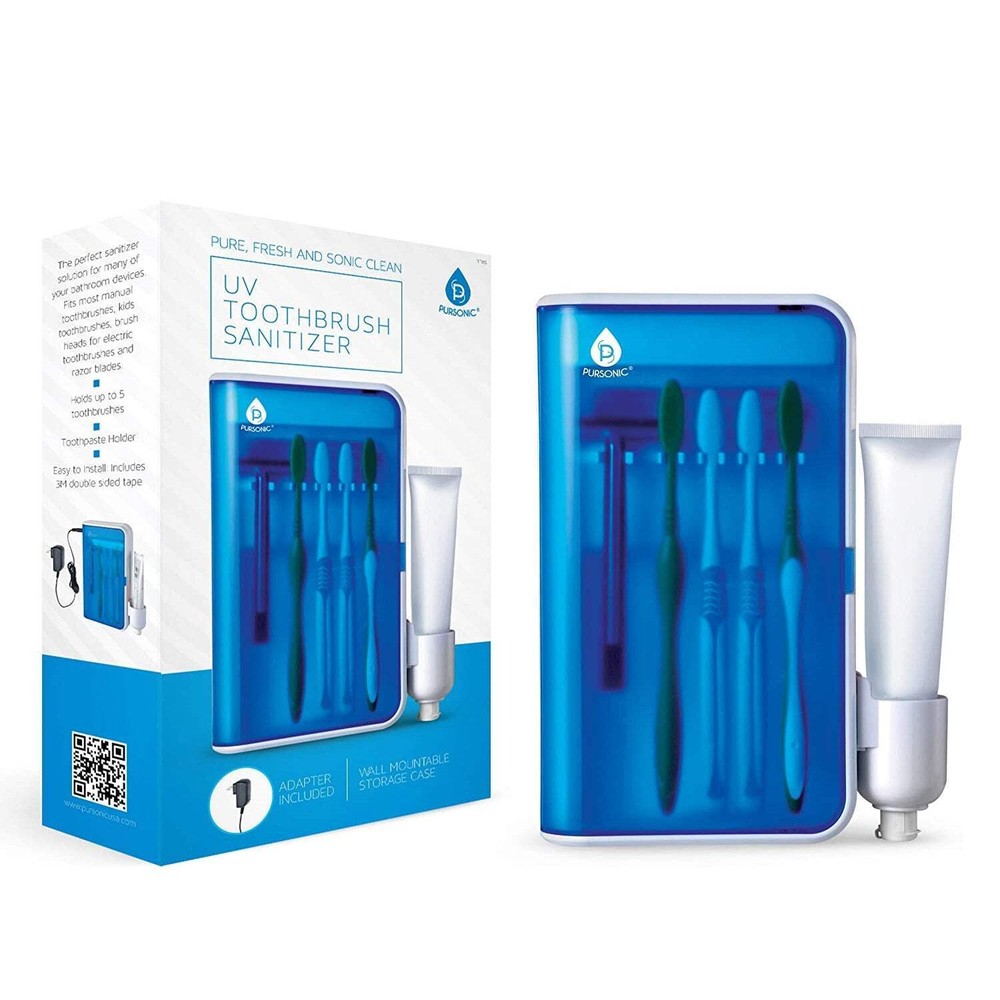 UV Family Toothbrush Sanitizer with AC Adapter-image