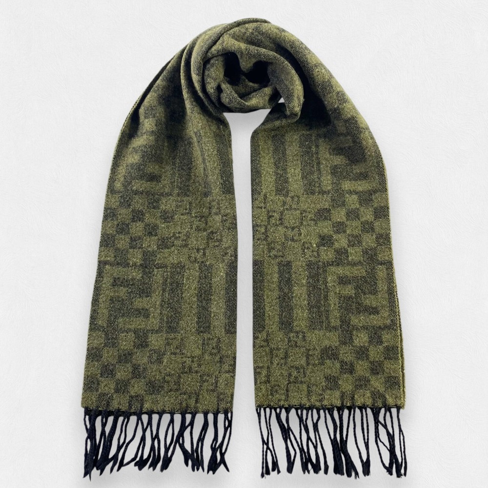 Fendi Scarf Muffler Winter Neck Scarf Wool Scarves