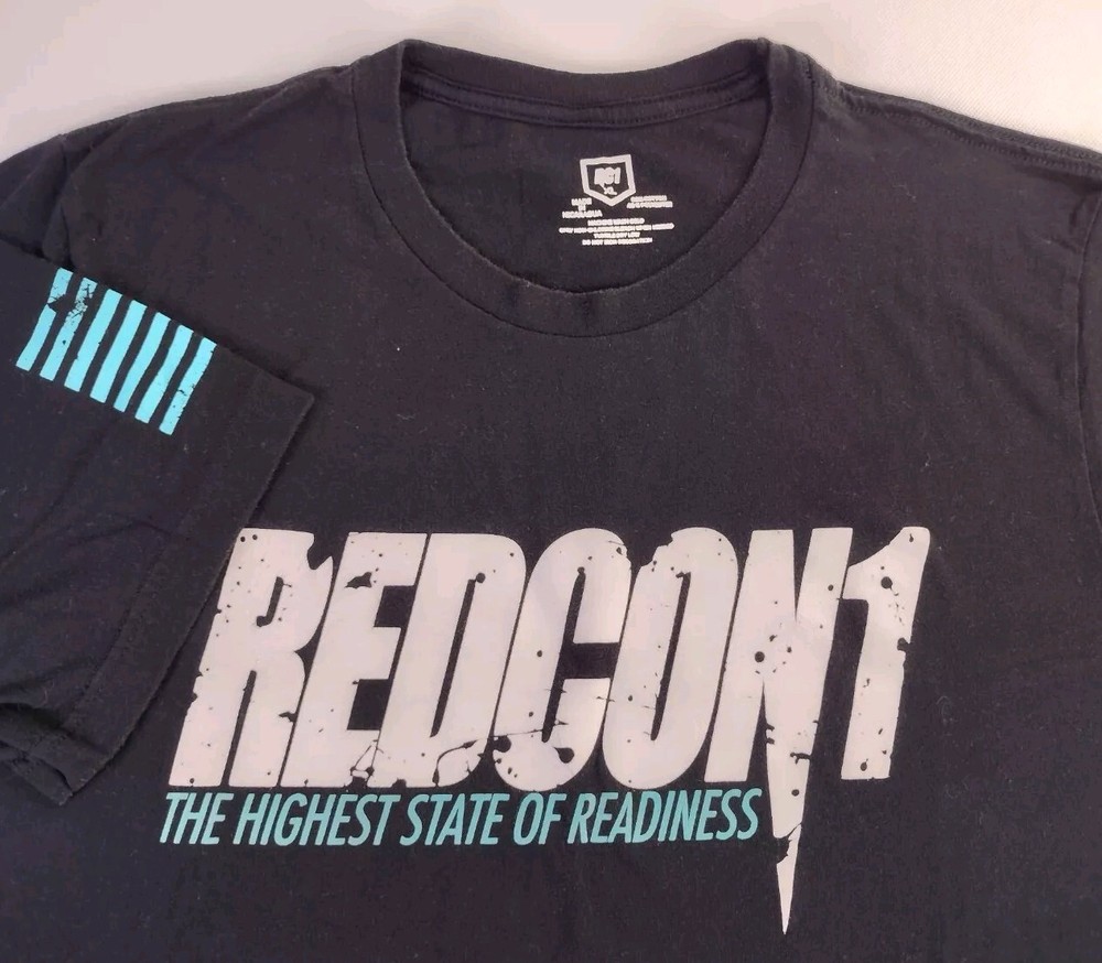 RedCon1 Supplement Lifting Graphic T Shirt Mens Sz XL Highest State of Readiness
