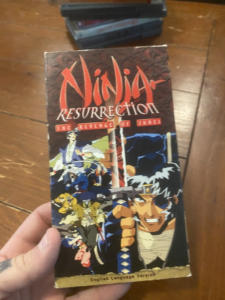 Anime Manga Ninja Resurrection The Revenge of Jubei VHS English Subtitles