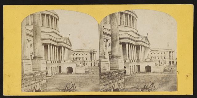 Photo:Washington D.C. Capitol North Front 1865 Stereoview Photograph