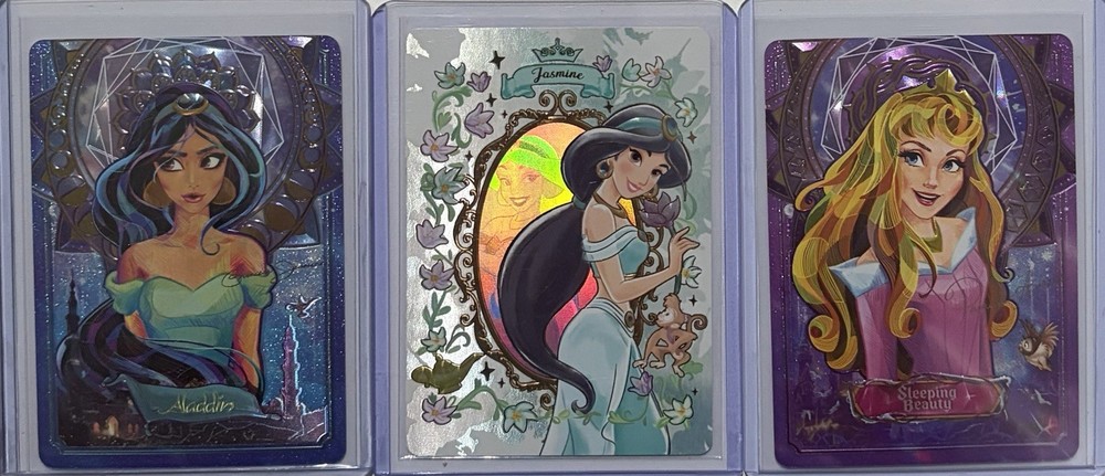 2026 Shining Soul Disney Princess Card Lot (3) Jasmine and Aurora Hits