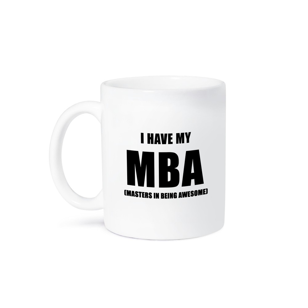 3dRose MBA Masters in Being Awesome Mug 11 oz