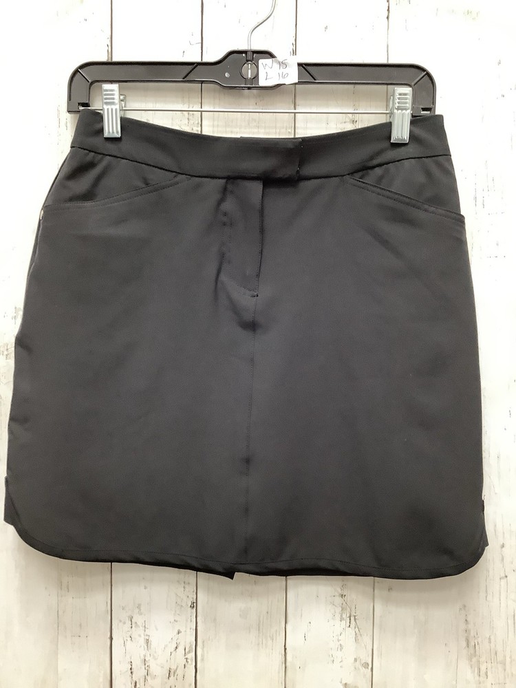 GGBlue Luxe Sport Women's Golf Skort | Black Performance Stretch Skirt | Size 0
