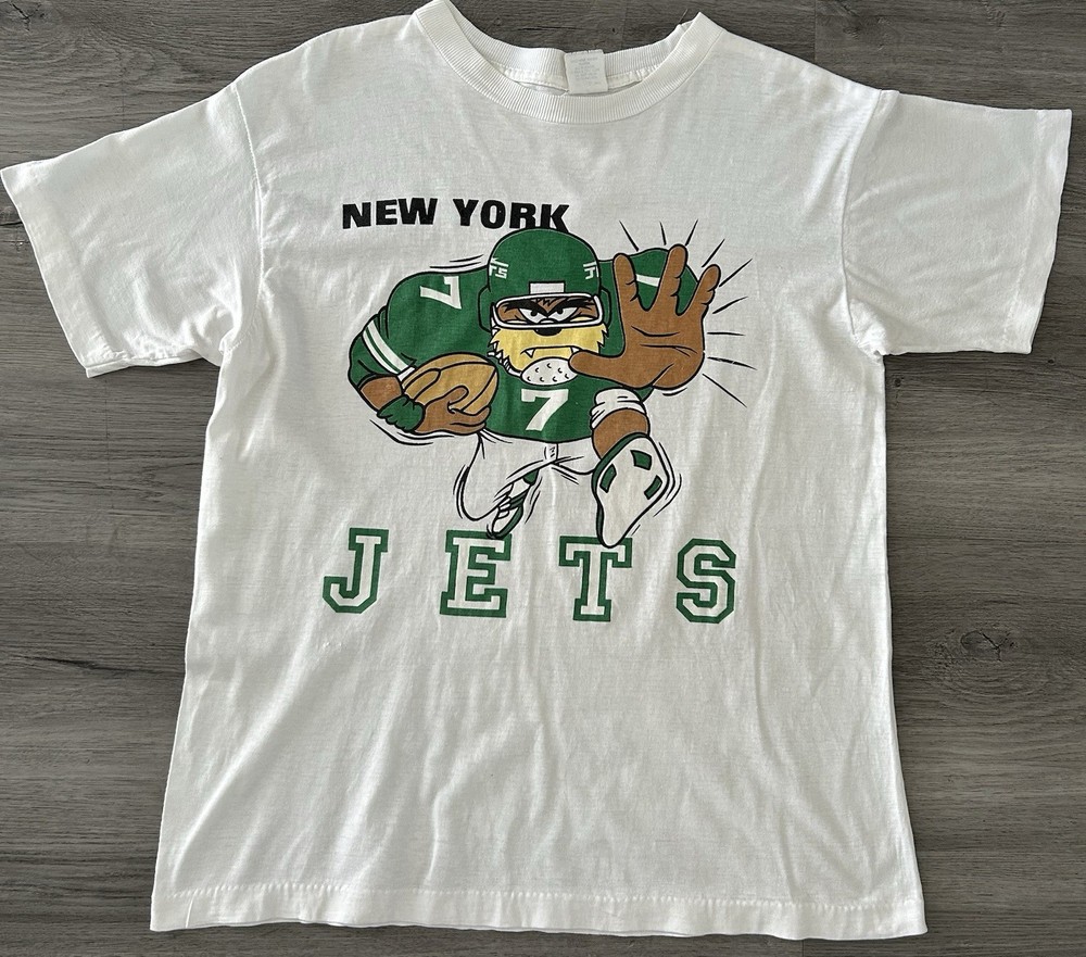 Vintage 80s New York Jets Tazmanian Devil Single Stitch T-shirt