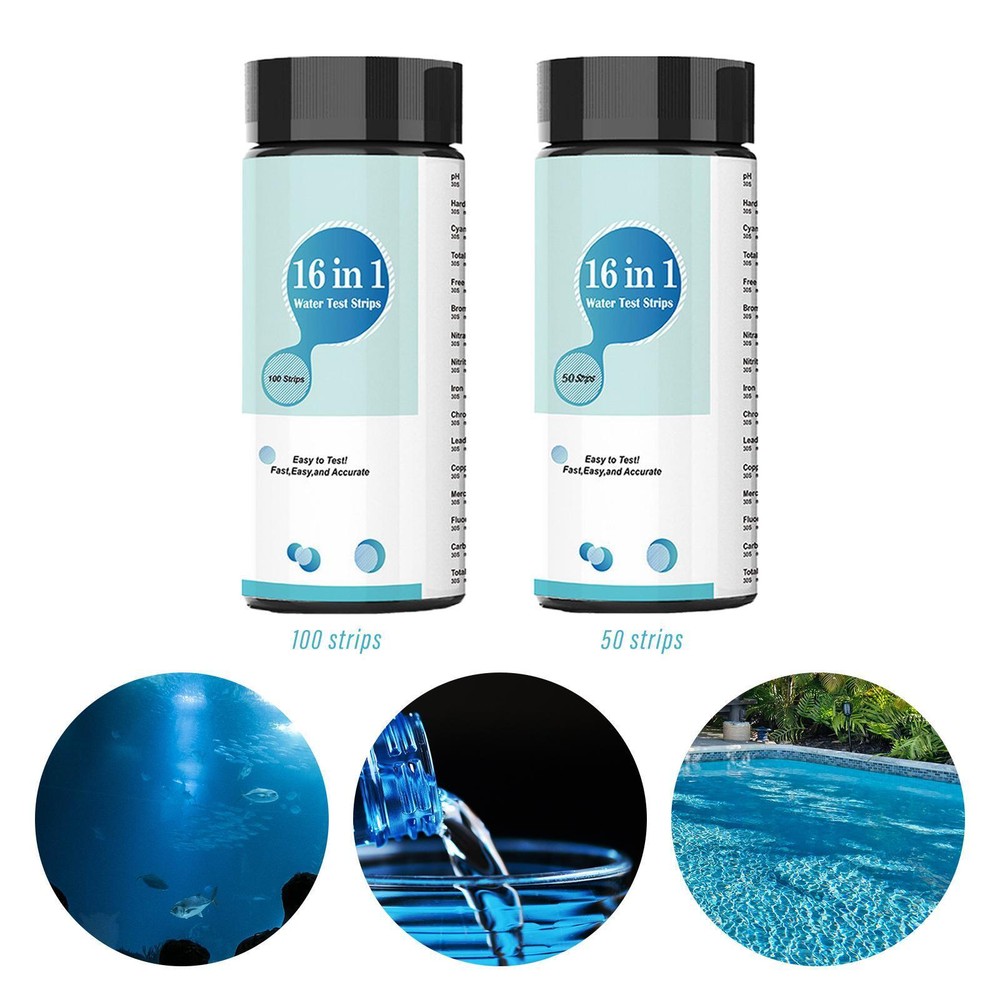 Accurate Drinking Water Test Strips Fast for Pools Science Experiments Spas-image