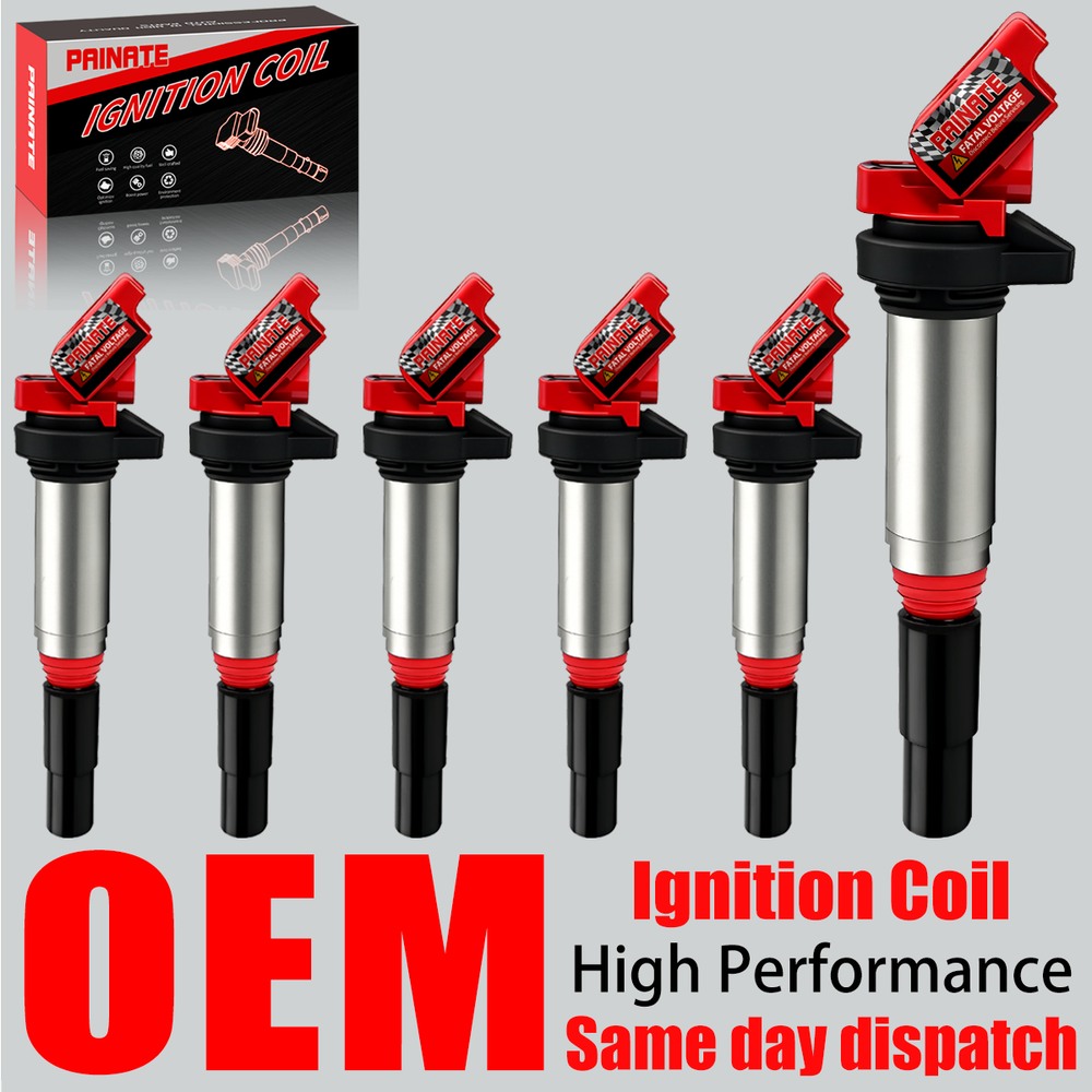 6X OEM High Performance Ignition Coil For BMW 128i 325i 328i 335i 535i X3 X5 X6