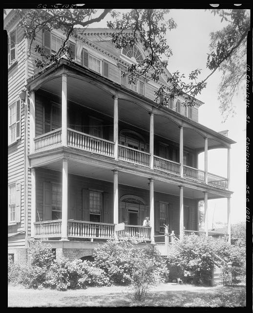 10 Charlotte Street,balconies,Charleston,South Carolina,Architecture,South,1937