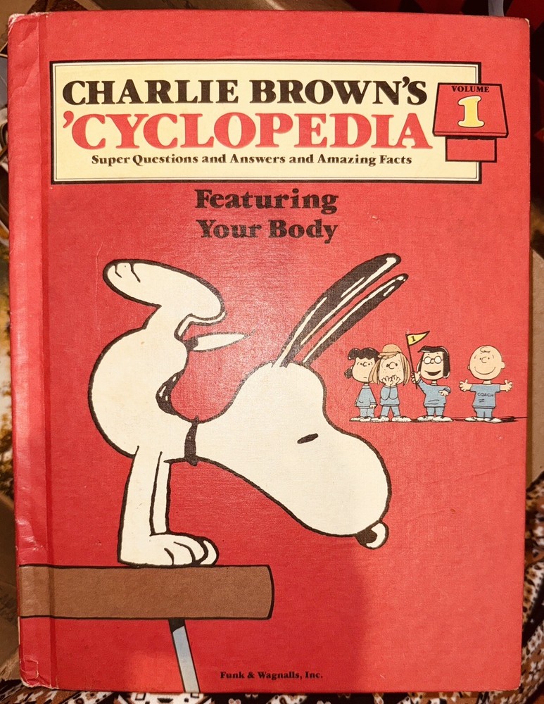 1980 CHARLIE BROWN’S ‘Cyclopedia Book Vol. 1, Featuring Your Body